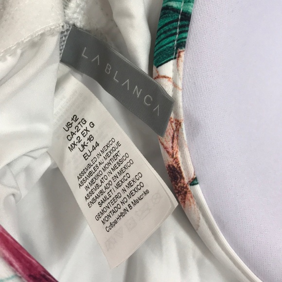 La Blanca Underwire Tankini Top - Picture 5 of 7